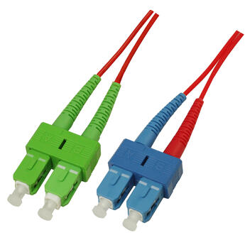 P-SM9-D2R-SCA-SCU-xx Fiberworks AS  Snor SM DPX SC/APC-SC/UPC xx m 9/OS2 G.657.A2 2x &#248;2mm R&#248;d