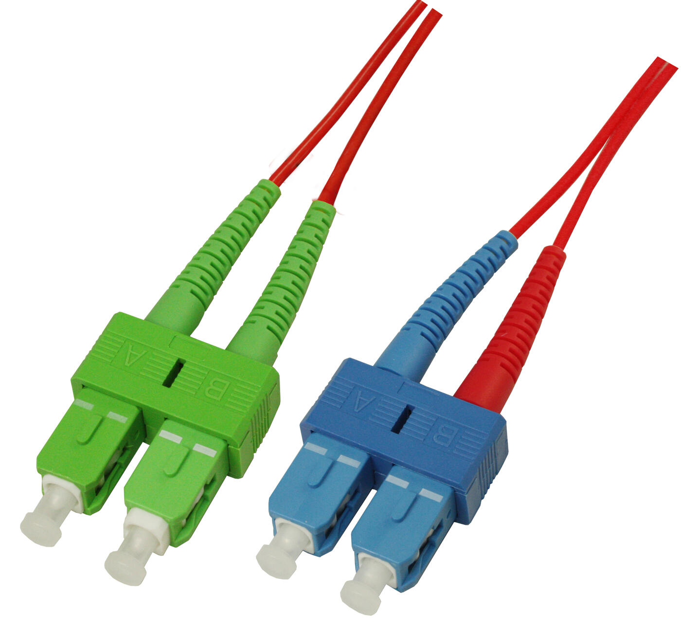 P-SM9-D2R-SCA-SCU-xx Fiberworks AS  Snor SM DPX SC/APC-SC/UPC xx m 9/OS2 G.657.A2 2x &#248;2mm R&#248;d