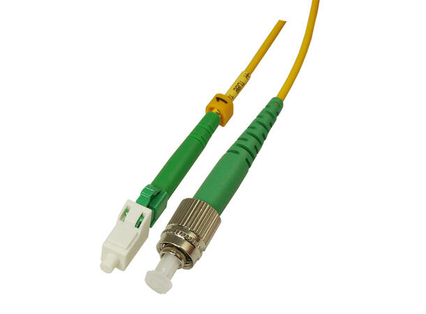 Patch SM SPX FC/APCR-LC/APC 12 m 9/OS2 G.657.A2 ø2mm Gul 