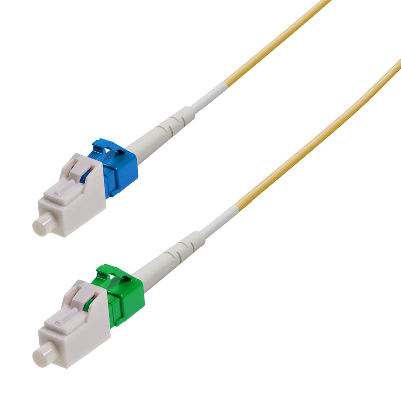P-SM9-S2Y-LCA-LCU.25 Fiberworks AS  Patch SM SPX LC/APC-LC/UPC 0.25 m 9/OS2 G.657.A2 ø2mm Yellow