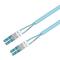 P-OM3-D5T-LCP-LCP-xx Fiberworks AS  Snor MM DPX Fla LC/PC-LC/PC xx m 50/OM3 BIF 3x5mm Ruggedized aqua