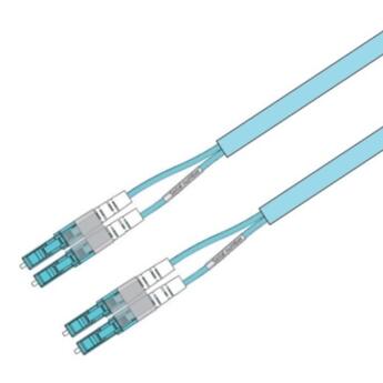 P-OM3-D5T-LCP-LCP-xx Fiberworks AS  Snor MM DPX Fla LC/PC-LC/PC xx m 50/OM3 BIF 3x5mm Ruggedized aqua
