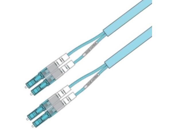 Snor MM DPX Flat LC/PC-LC/PC xx m 50/OM3 BIF 3x5mm Ruggedized aqua 