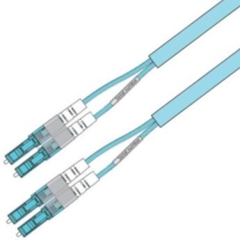 P-OM3-D5T-LCP-LCP-xx Fiberworks AS  Snor MM DPX Flat LC/PC-LC/PC xx m 50/OM3 BIF 3x5mm Ruggedized aqua