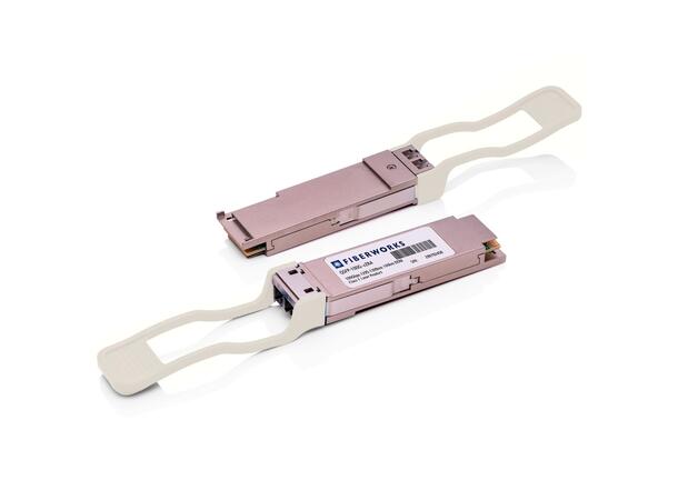 QSFP28, 100GBASE-ZR4, 4x25.8 Gbps, 100km 1310nm, 34dB, SM, LC 