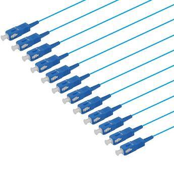 PT-SM9-T9B-SCU-15-BP Fiberworks AS  Fiberhale SM SC/UPC 12-pakning, 1,5 m 9/OS2 G.657.A2, 900&#181;m fast kledning, Bl&#229;