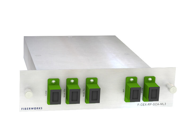 F-CEX-RF-SCA-ML3 Fiberworks AS  Fiberworks PON CEx mux w/mon.ports LGX3 RF + GPON/XGS-PON, SC/APC connectors