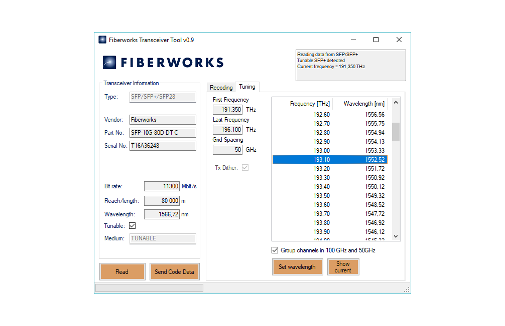 TRX-CODER-QSX-F-v3 Fiberworks AS  Fiberworks transceiverkoder QSX-F v3 for SFP/XFP/QSFP, inkl. QSFP-DD