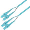 Patch MM DPX Flat SC/PC-SC/PC 1 m 50/OM3 BIF 3x5mm Ruggedized aqua