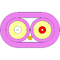 P-OM4-D5M-LCP-LCP-xx Fiberworks AS  Snor MM DPX Flat LC/PC-LC/PC xx m 50/OM4 BIF 3x5mm Ruggedized magenta