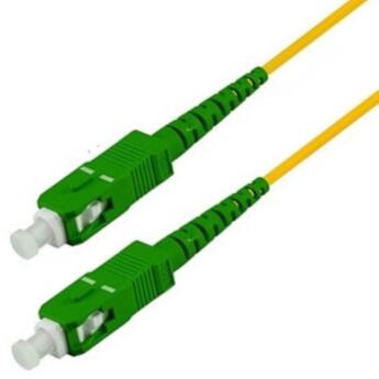 P-SM9-S3Y-SCA-SCA-xx Fiberworks AS  Snor SM SPX SC/APC-SC/APC xx m 9/OS2 G.657.A2 &#248;2mm Gul