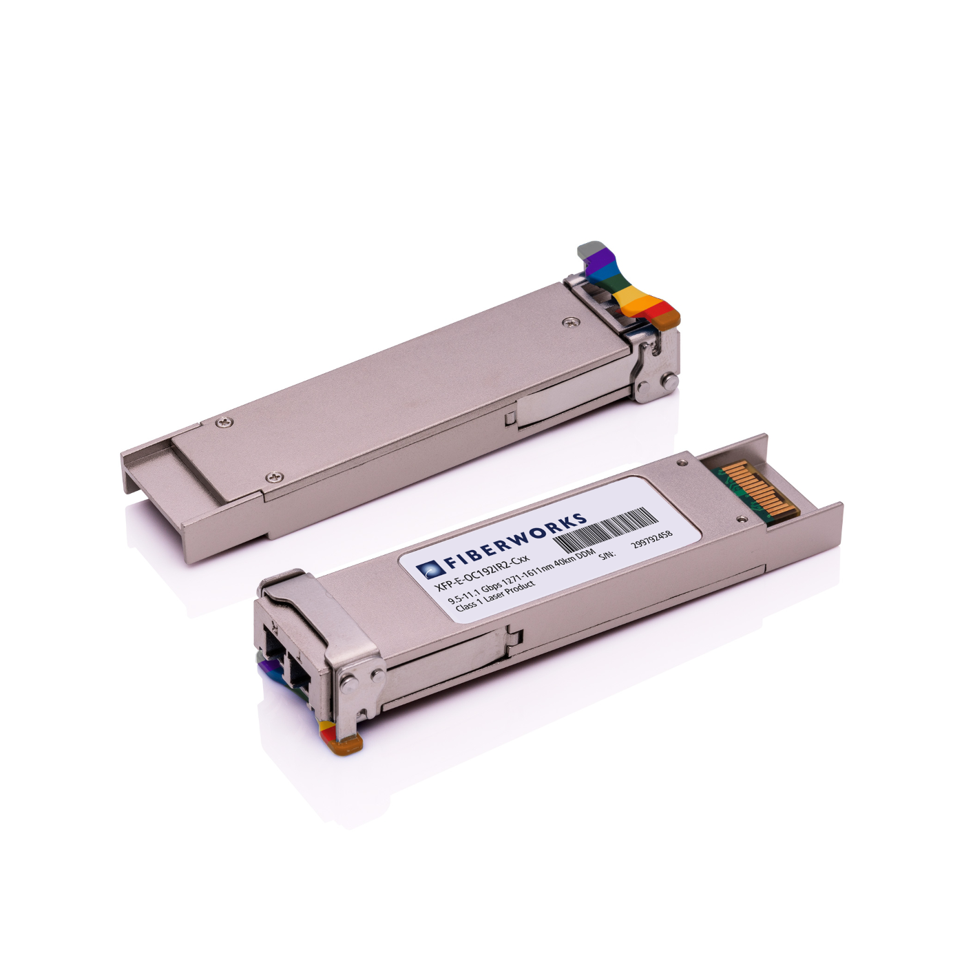 XFP-EOC192IR2-C45-TM Fiberworks AS  XFP, S-64.2b, 9.5-11.1 Gbps, 40km CWDM 1451 nm, 15dB, SM, Transmode