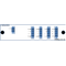 F-DMUX-S8AL-2532-LU Fiberworks AS  Fiberworks 8 ch. DWDM Mux/Demux, Side A C25-C32, 100 GHz, Single fiber, Low loss