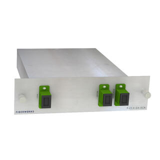 Fiberworks PON CEx mux, LGX3 GPON + XGS-PON, SC/APC connectors