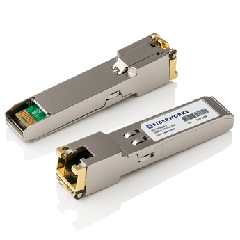 SFP-100Base-T-E Fiberworks AS  SFP, 100Base-T Copper Interface FX to TX convert, Extreme