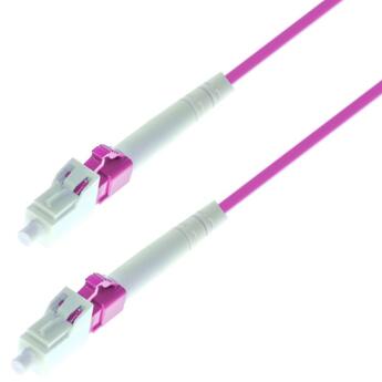 P-OM4-S2M-LCP-LCP-xx Fiberworks AS  Snor MM SPX LC/PC-LC/PC xx m 50/OM4 BIF &#248;2mm Magenta