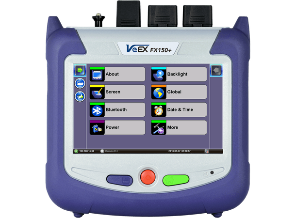 VeEX FX150+ OTDR 1650 filtrert 32dB Wifi, Bluetooth, V-Scout, SC/APC, OPM HP 
