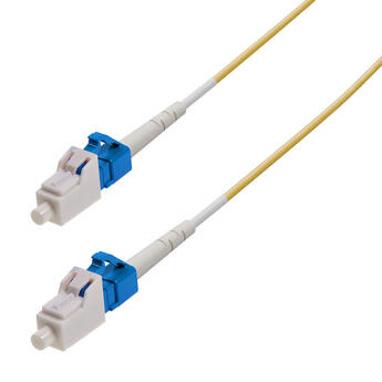 P-SM9-S2Y-LCU-LCU.25 Fiberworks AS  Patch SM SPX LC/UPC-LC/UPC 0.25 m 9/OS2 G.657.A2 ø2mm Yellow