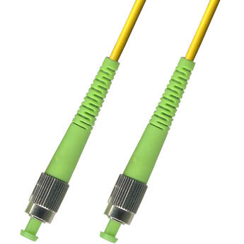 P-SM9-S3Y-FCA-FCA-10 Fiberworks AS  Patch SM SPX FC/APCR-FC/APCR 10 m 9/OS2 G.657.A2 &#248;2mm Gul