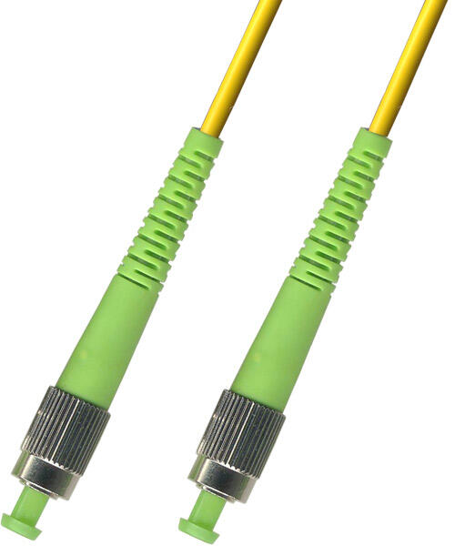 P-SM9-S3Y-FCA-FCA-10 Fiberworks AS  Patch SM SPX FC/APCR-FC/APCR 10 m 9/OS2 G.657.A2 &#248;2mm Gul