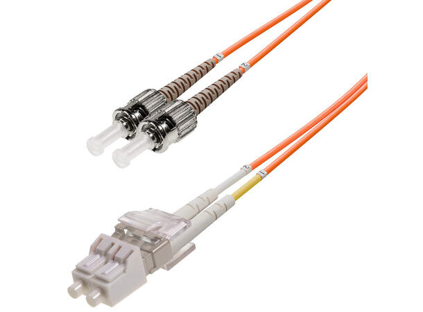 Snor MM DPX LC/PC-ST/PC xx m 50/OM2 2x ø2mm Oransje 