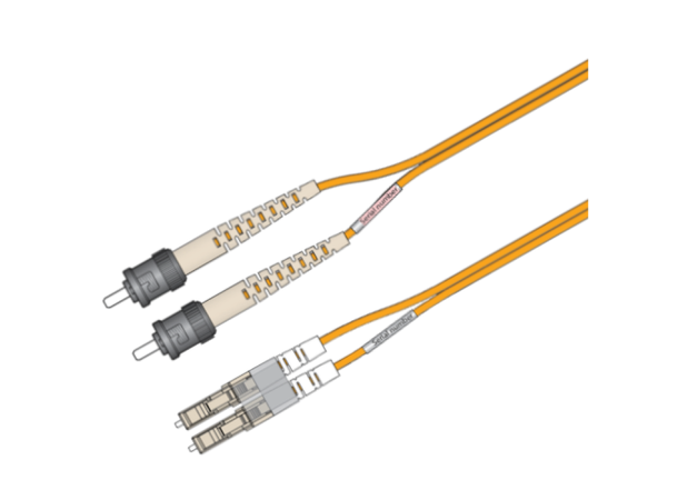 Snor MM DPX LC/PC-ST/PC xx m 50/OM2 2x ø2mm Oransje 