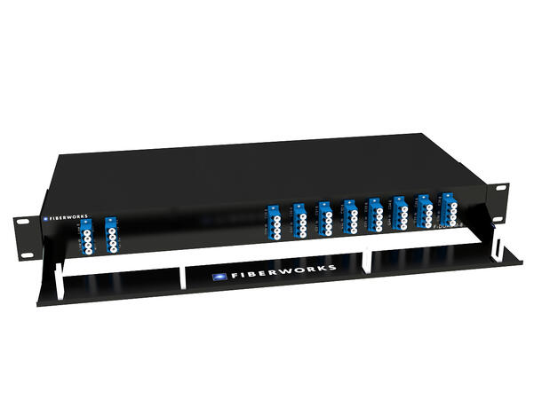 Fiberworks 8 ch. DWDM OADM w/mon.ports C29 - C36, "east+west", 1U 19", LC 