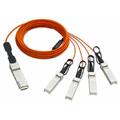 QSFP+ to 4 SFP+ 40G Active Optical Cable 40GBASE-SR4, AOC, 2 meter, Dell