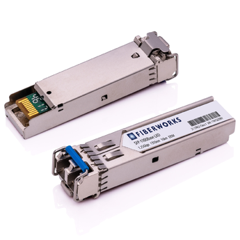 SFP-1000BaseLX-RGD-U Fiberworks AS  SFP, 1.25 Gbps GigE, DDM, 10km, Rugged 1310nm, 9dB, SM/MM, Fiberworks