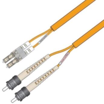 P-OM1-D5O-STP-LCP-xx Fiberworks AS  Snor MM DPX Forsterket LC/PC-ST/PC xx m 62,5/OM1 3x5mm Ruggedized orange