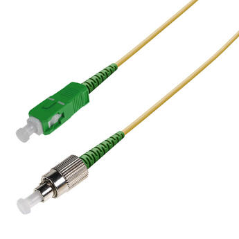 P-SM9-S3Y-FCA-SCA-xx Fiberworks AS  Snor SM SPX FC/APCR-SC/APC xx m 9/OS2 G.657.A2 ø2mm Gul