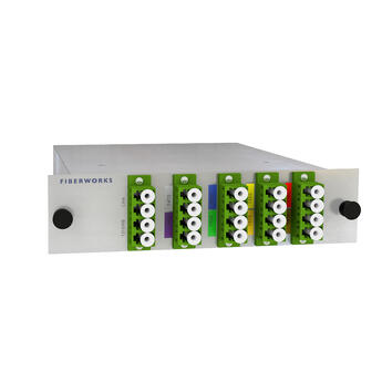 F-CMUX-8+1-4761-LX2A Fiberworks AS  Fiberworks 8+1 ch. CWDM Mux+Demux, LGX2 C47-C61 + 1310nm/CWDM upgrade, LC/APC