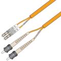 Patch MM DPX Flatl LC/PC-ST/PC 5 m 62,5/OM1 3x5mm Ruggedized orange
