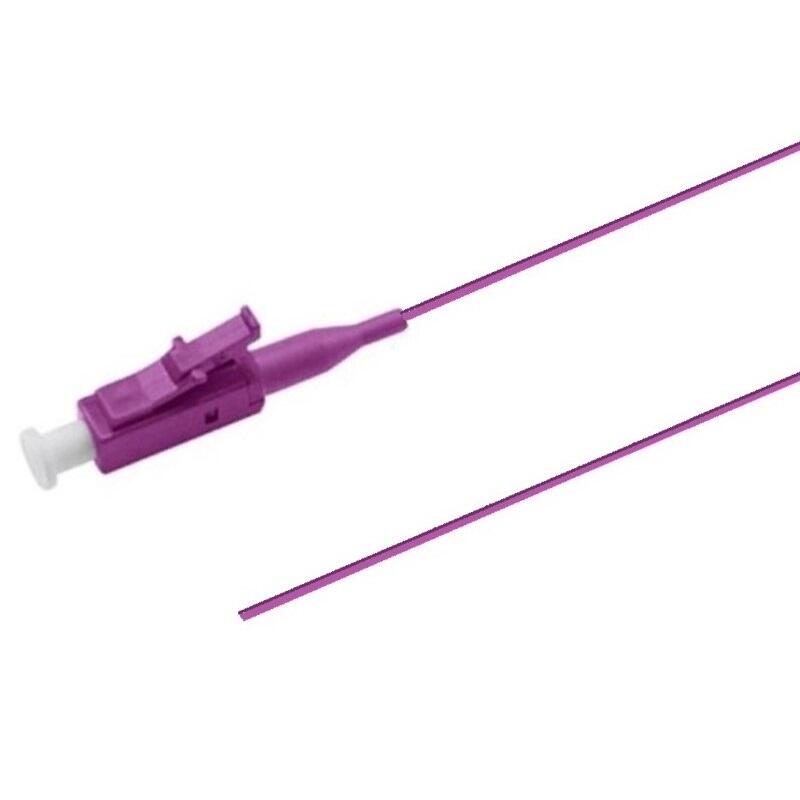 PT-OM4-T9M-LCP-15-BP Fiberworks AS  Pigtail MM LC/PC 12-pack blister, 1,5 m 50/OM4 BIF, Tight Buffer 900&#181;m, Magenta