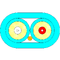 P-OM3-D5T-SCP-SCP-xx Fiberworks AS  Snor MM DPX Flat SC/PC-SC/PC x m 50/OM3 BIF 3x5mm Ruggedized aqua