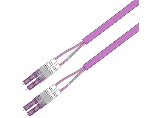 Patch MM DPX Flat LC/PC-LC/PC 30 m 50/OM4 BIF 3x5mm Ruggedized magenta 