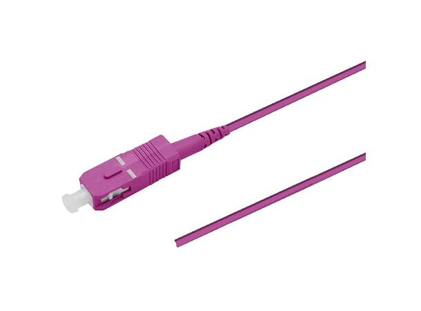 Pigtail MM SC/PC 12-pack blister 1,5 m 50/OM4 BIF 900µm tight buffer Magenta 