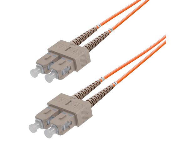 Snor MM DPX SC/PC-SC/PC xx m 50/OM2 2x ø2mm Orange 