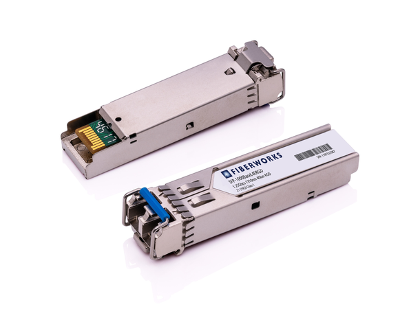 SFP, 1.25 Gbps GigE, DDM, 40km, Rugged 1310nm, 19dB, SM, Fiberworks 