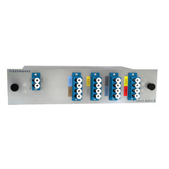 F-CMUX-BIDI8-B-MLU Fiberworks AS  Fiberworks 8 ch. CWDM BiDi Mux/Demux Single fiber, Mon. port, LC/UPC, B-side