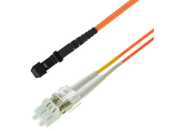 Patch MM DPX LC/PC-MTRJ(f)/PC 25 m 50/OM2 2x ø2mm Oransje (MTRJ female) 