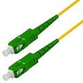Snor SM SPX SC/APC-SC/APC 50 m 9/OS2 G.657.A2 &#248;2mm Gul