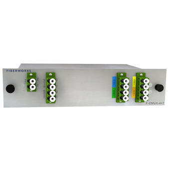 F-CMUX-4+1-5157-MLA Fiberworks AS  Fiberworks 4+1 CATV CWDM Mux+Demux, APC C51-C57 + 1310nm/CWDM upgrade, Mon.ports