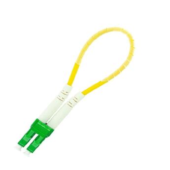 P-SM9-L2Y-LCA-LCA0.2 Fiberworks AS  Loop patch SM SPX LC/APC 20 cm 9/OS2 G.657.A1 &#248;2mm Yellow