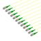PT-SM9-T9Y-FCA-15-BP Fiberworks AS  Pigtail FC/APC-R, 12-pack blister 1,5 m G.657.A2, 900µm tight buffer, Yellow