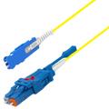 Patch SM Uniboot LC/UPC-SN/UPC 3,5 m 9/OS2 G.657.A2  &#248;2,0mm, IEC-B, Yellow