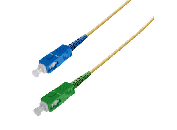 Snor SM SPX SC/APC-SC/UPC xx m 9/OS2 G.657.A2 ø2mm Gul 