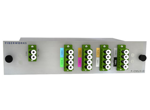 Fiberworks 8 ch. CATV CWDM Mux+Demux Low band C29-C43, LC/APC 
