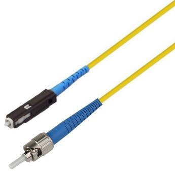 P-SM9-S2Y-MUU-STU0.5 Fiberworks AS  Patch SM SPX MU/UPC-ST/UPC 0,5 m 9/OS2 G.657.A2 &#248;2mm Yellow