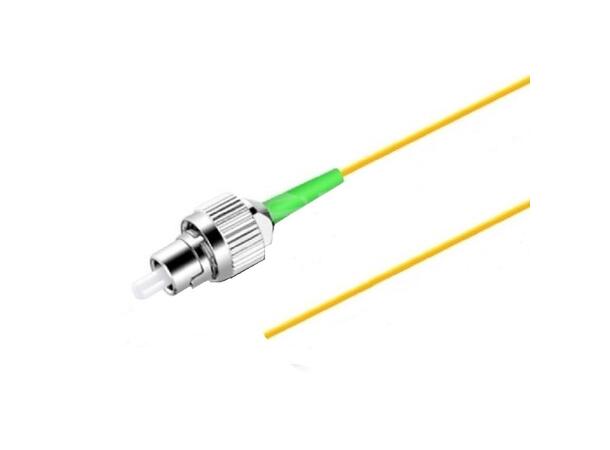 Pigtail FC/APCR, 12-pack blister, 1,5 m G.657.A1, 900µm fas kledning fiber, Gul 